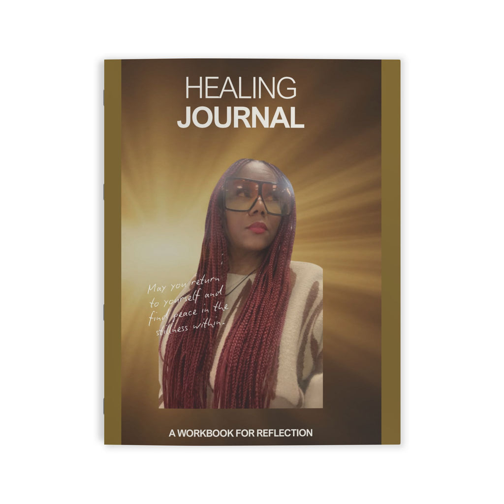 Healing Journal Coloring Book — Reflective Self-Care Workbook for Stress Relief & Mindful Creativity