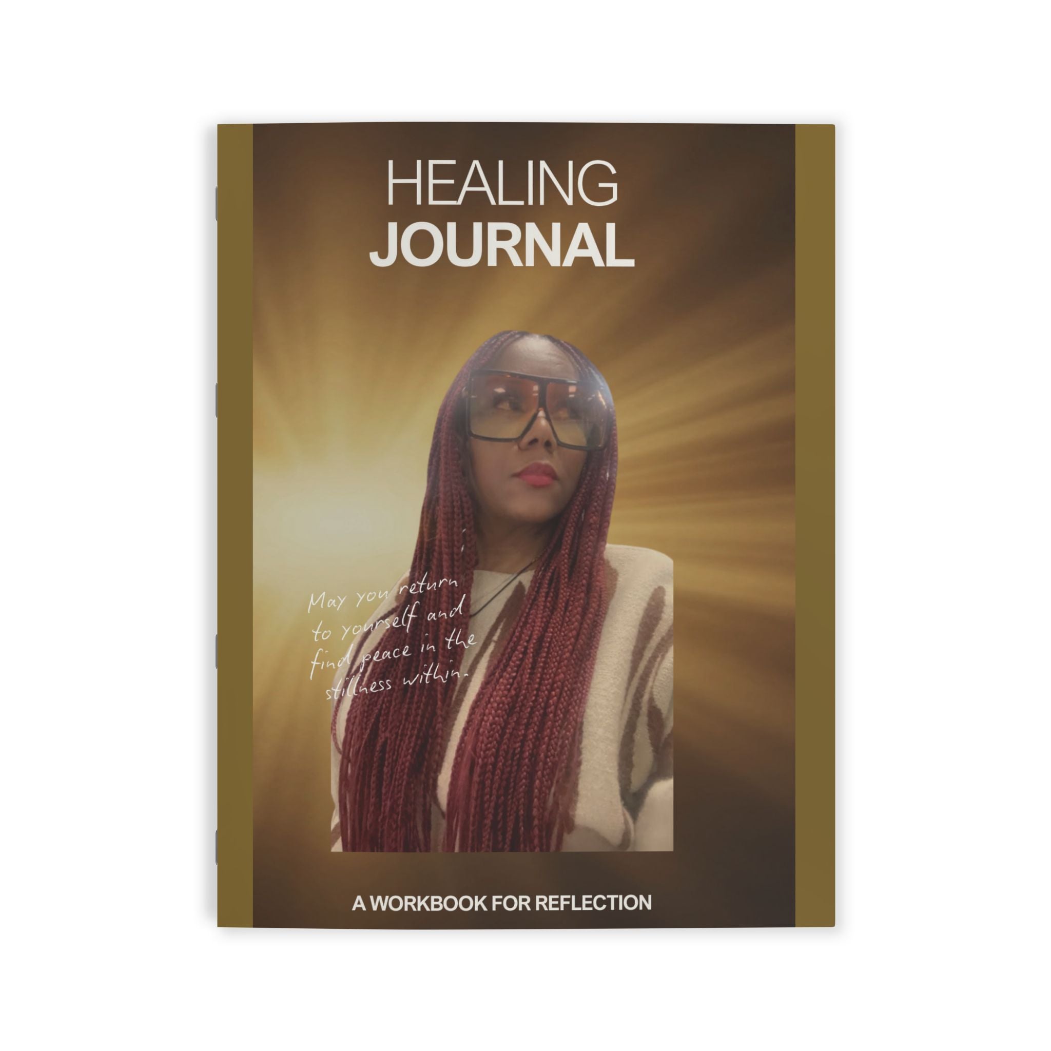 Healing Journal Coloring Book — Reflective Self-Care Workbook for Stress Relief & Mindful Creativity